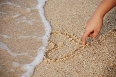 Image courtesy of “Heart Drawing On The Sand" by arztsamui